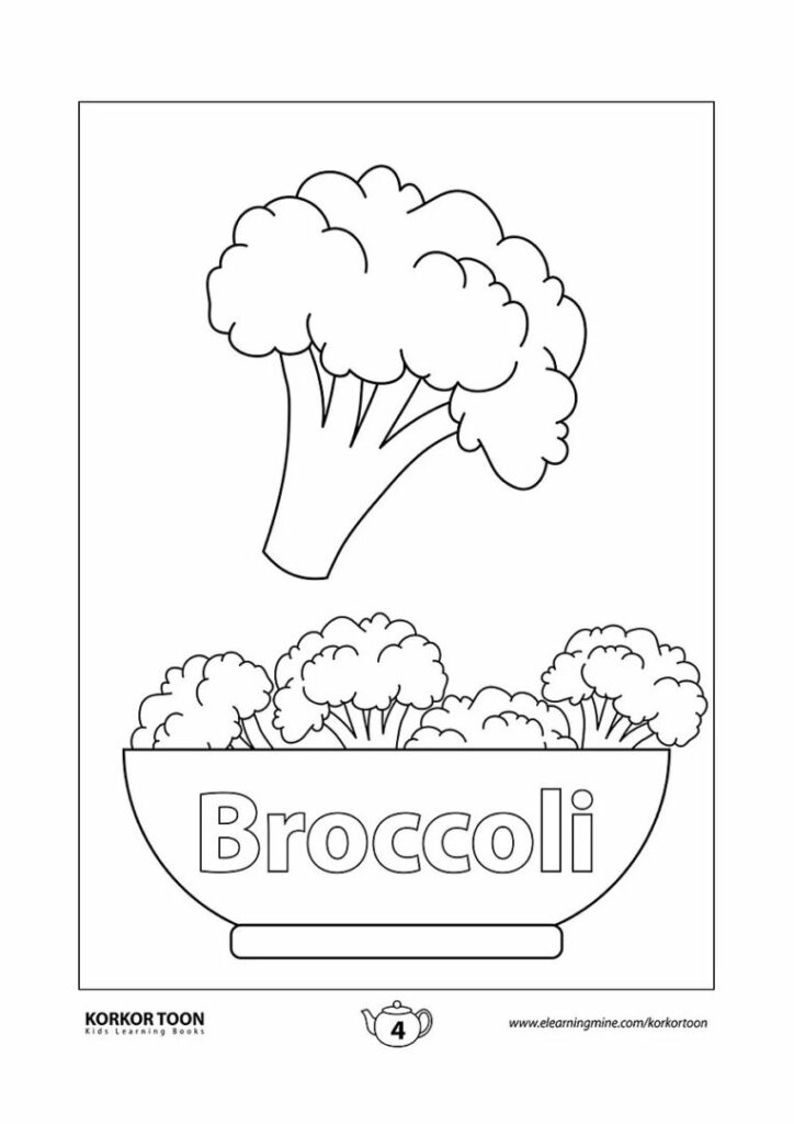 Φύλλα εργασίας για τα λαχανικά στο νηπιαγωγείο